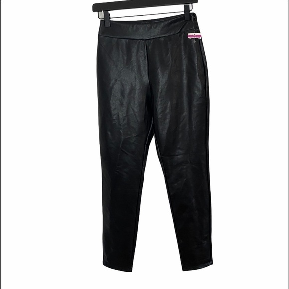Leith High Waist Faux Leather Leggings, x-small - Picture 2 of 7